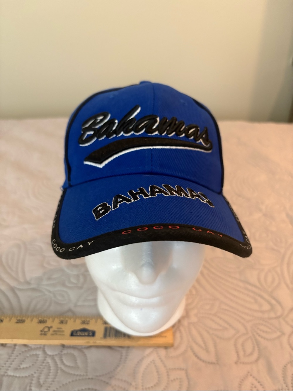 Bahamas Coco Cay Embroidered Backstrap Cap